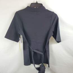 Halogen Women Black Tunic Short Sleeve Top XS NWT alternative image