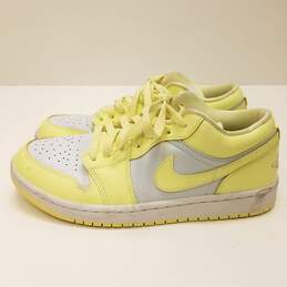Nike Air Jordan 1 Low Lemonade, Grey, Yellow Sneakers DC0774-007 Size 9.5