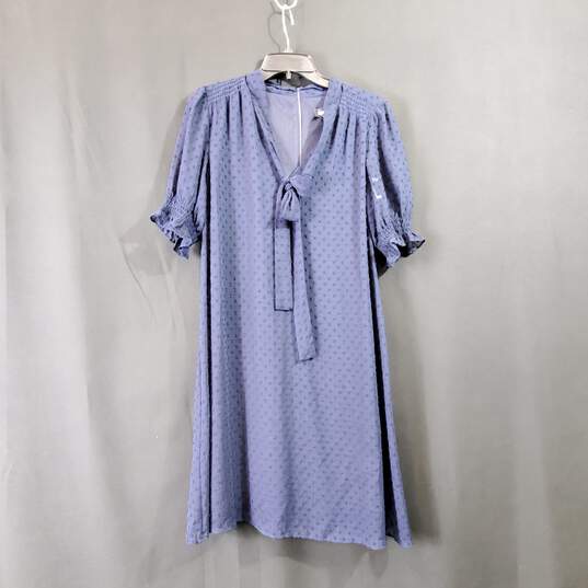 DKNY Women Navy Blue Midi Dress Sz 12 NWT image number 1