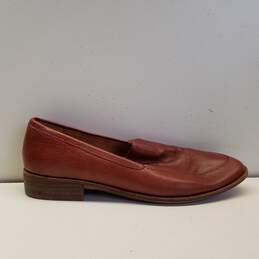 Madewell H2419 The Frances Brown Leather Loafers Flats Shoes Women's Size 8.5 M