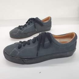 Last Resort AB Men's Dark Blue Suede Lo Skate Shoes Size 9