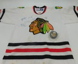 Chicago Blackhawks Autographed Memorabilia Lot