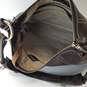 Dooney & Bourke Brown Pebbled Leather Shoulder Hobo Tote Bag image number 5