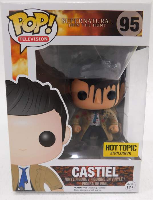 Funko Pop Supernatural Join The Hunt 95 Castiel Figure IOB Hot Topic Exclusive image number 1
