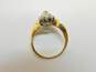Vintage 14K Yellow Gold 0.21 CTTW Diamond Cluster Ring for Repair 3.2g image number 3