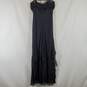 A.B.S Evening Women's Black Pleated Dress SZ 12 NWT image number 5