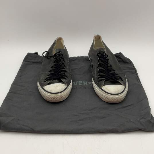 Converse Mens Black Gray Low Top Lace Up Sneaker Shoes Size 7 with Dust Bag image number 1