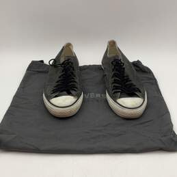 Converse Mens Black Gray Low Top Lace Up Sneaker Shoes Size 7 with Dust Bag