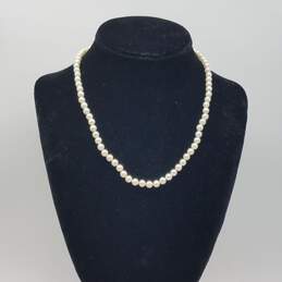 14k Gold FW Pearl Necklace 17.2g