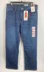 Wrangler Men Blue Relaxed Bootcut Jeans Sz 32 image number 1