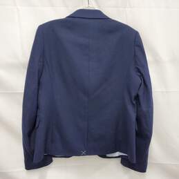 NWT J. Crew WM's Schoolboy Wool Navy Blue Blazer Size 8 alternative image