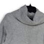 Womens Gray Regular Fit Long Sleeve Turtleneck Pullover Sweater Size XS image number 3