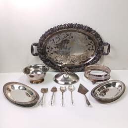 Bundle of Sterling Silver Plated Serving Platters