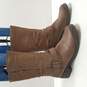Natural Soul Boots Brown Women Sz 40 image number 3