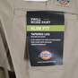 NWT Mens Twill Slim Fit Slash Pockets Flat Front Tapered Leg Work Pants Sz 30X30 image number 3