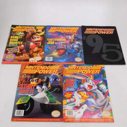 Lot of 5 Nintendo Power Magazine Vol. 57 Vol. 63 Vol. 66 Vol. 67 Vol. 68