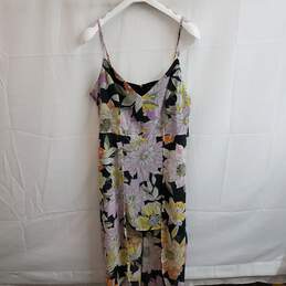 Guess Taryn floral print sleeveless maxi romper dress XL