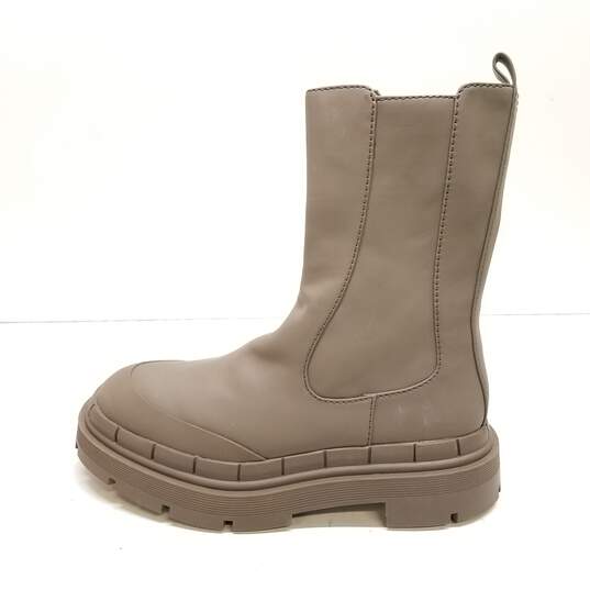 Zara Platform Ankle Boots Grey 10 image number 1