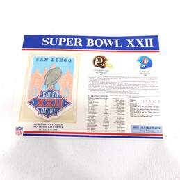 `1988 Super Bowl 22 XXII Redskins Broncos logo patch W&W Willabee & Ward SB S.B.