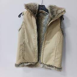Weatherproof Garment Company Reversible Faux Fur Full Zip Vest Size S alternative image
