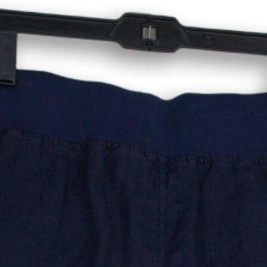 Athleta Womens Navy Blue Elastic Waist Drawstring Athletic Skirt Size 6 image number 4
