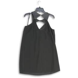 BCBGeneration Womens Black Round Neck Sleeveless Mini Dress Size Small alternative image