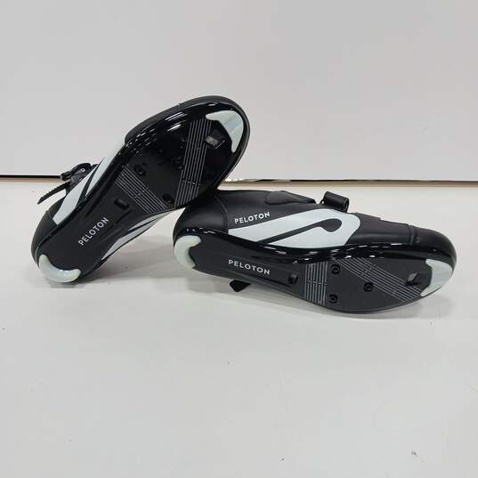 Peloton Unisex Black Leather Cycling Shoes Size 40 image number 5