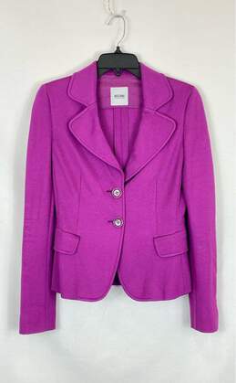 Moschino Women Purple Blazer - Size 6