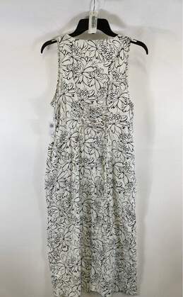 NWT Old Navy Womens White Black Floral Sleeveless Button Front Maxi Dress Size S alternative image