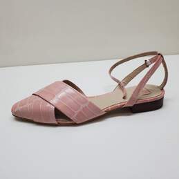 Louise et Cie Flats Womens Size 7.5 Pink Pointed Toe Leather Ankle Strap alternative image