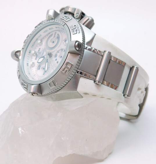 Invicta Subaqua Noma IV 0535 Mother Of Pearl Dial Stainless Steel Watch 149.6g image number 2