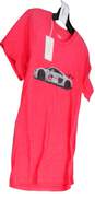 NWT Unbranded Mens Pink Short Sleeve Crew Neck Pullover T Shirt Size Small image number 3