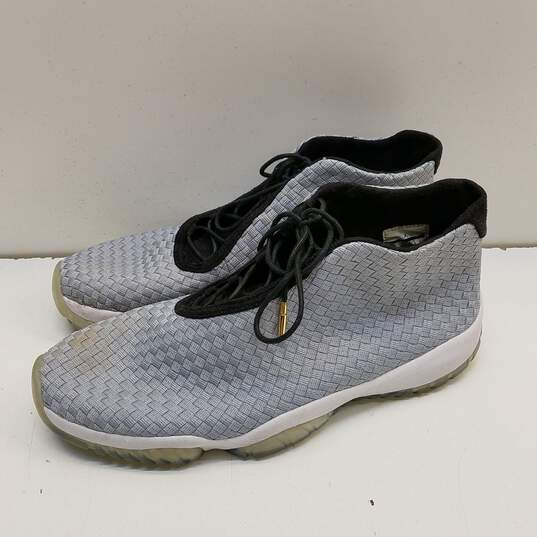 Jordan Future Premium Metallic Silver Men's Athletic Shoes Size 14 image number 3