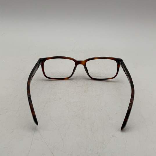 Salvatore Ferragamo Womens Brown Tortoise Rectangular Eyeglasses Frames W/Case image number 6