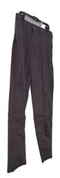 NWT Mens Brown Slash Pocket Flat Front Straight Leg Dress Pants image number 3