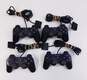 Sony PS2 controllers - Lot of 10, black >>FOR PARTS OR REPAIR<< image number 2