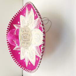 Unbranded Pink Mariachi Sombrero alternative image