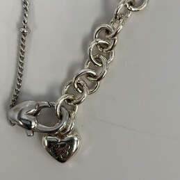 Designer Brighton Silver-Tone Chain Butterfly Rectangle Pendant Necklace alternative image