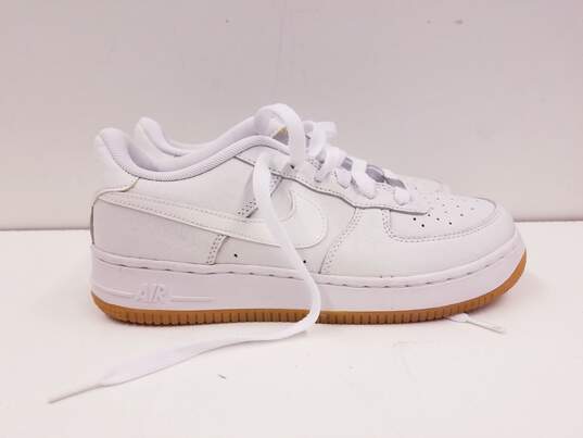 Nike Air Force 1 White Gum Sneakers  596728-180 Size 5.5Y/7W image number 2