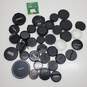 Lot of Mixed Camera Caps Various Sizes Toyo Canon VIVITAR Chinar Untested image number 1