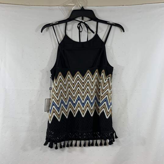 Women's Black Laundry by Shelli Segal Knit Tank Top, Sz. S image number 2