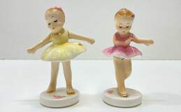 2 Josef Originals Dakin Ceramic Ballerinas Figurine
