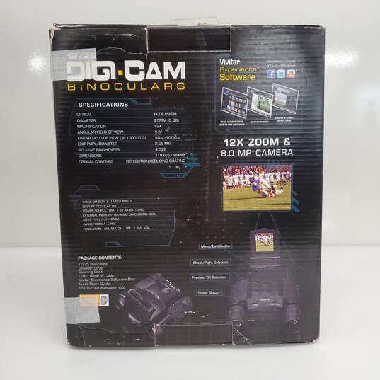 Vivitar 12x25 Digi*Cam 8MP Binoculars SEALED NIP image number 3