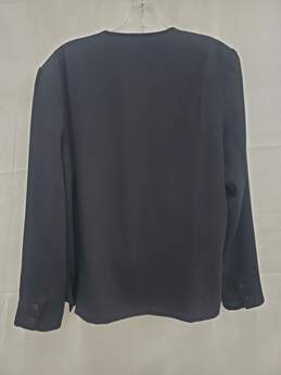 Eileen Fisher Black Jacket/Blazer Size 12 alternative image