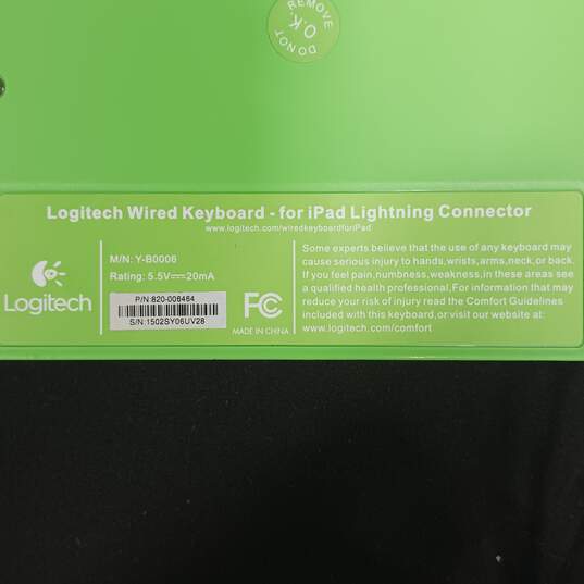 Bundle of 4 Logitech Wired Keyboard for iPad Lightning Connector image number 4