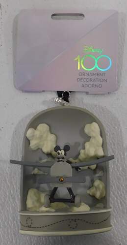 Disney 100 Years Of Wonder Mickey & Minnie Mouse Plane Sketchbook Ornament