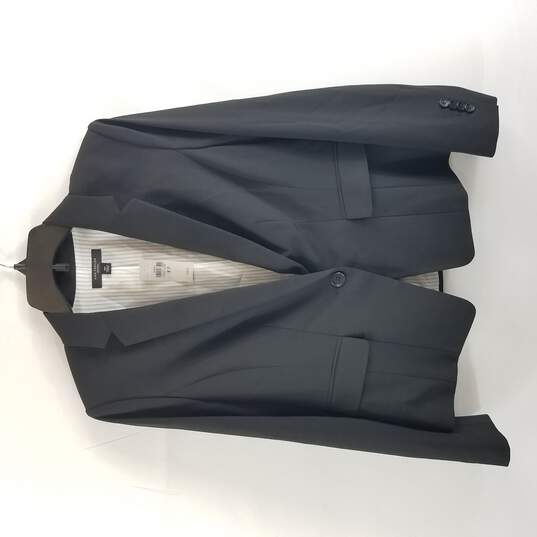Ann Taylor Petite Women Black Button Up Blazer Jacket M 8P NWT image number 1