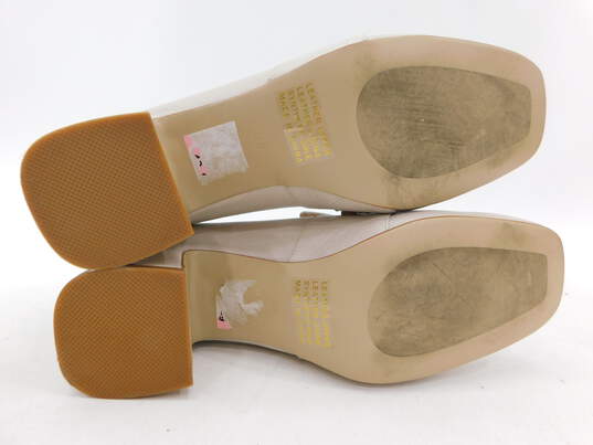Silent D Cream Color Slip-On Heel Shoes Size Women's 7 image number 5