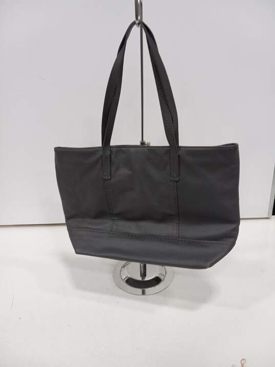 Cole Haan Gray Pebbled Leather Tote Bag Purse image number 2