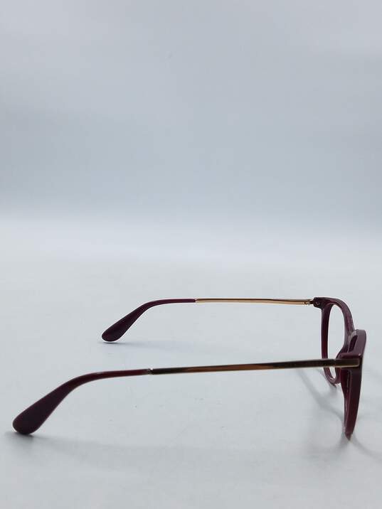 D&G Burgundy Oval Eyeglasses image number 5